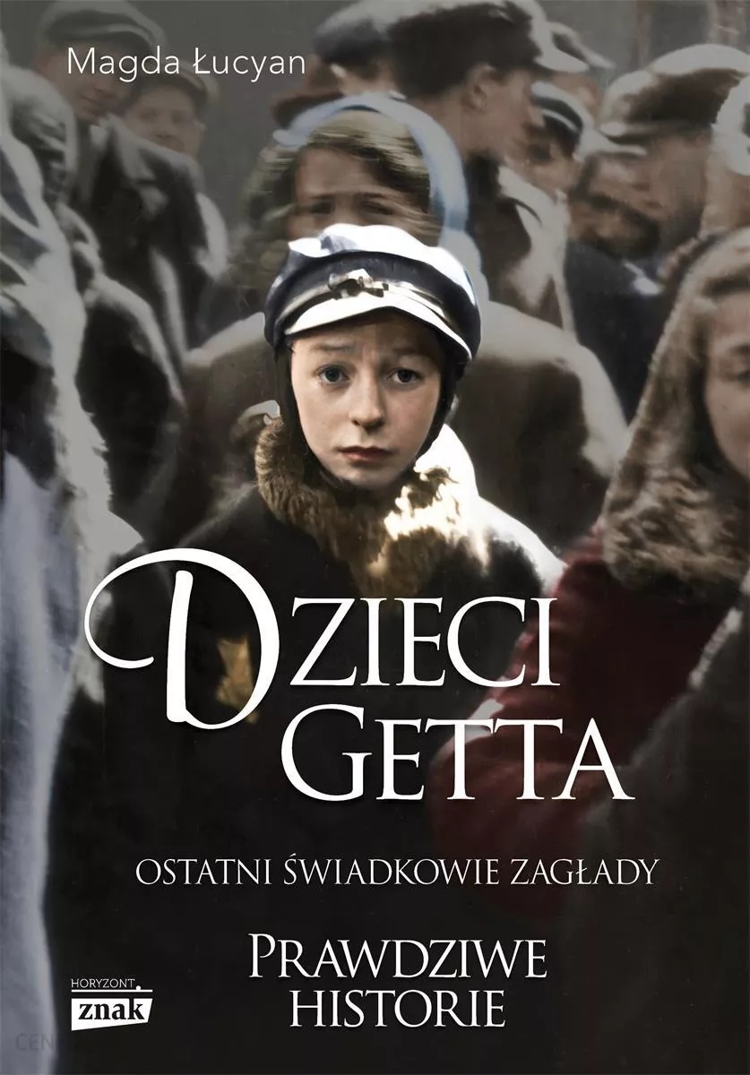 Na obrazie widzimy okładkę książki Magdy Łucyan "Dzieci getta".