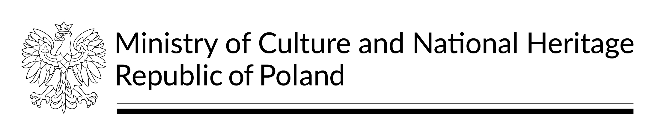 Logo of Ministry of Culture and National Heritage.