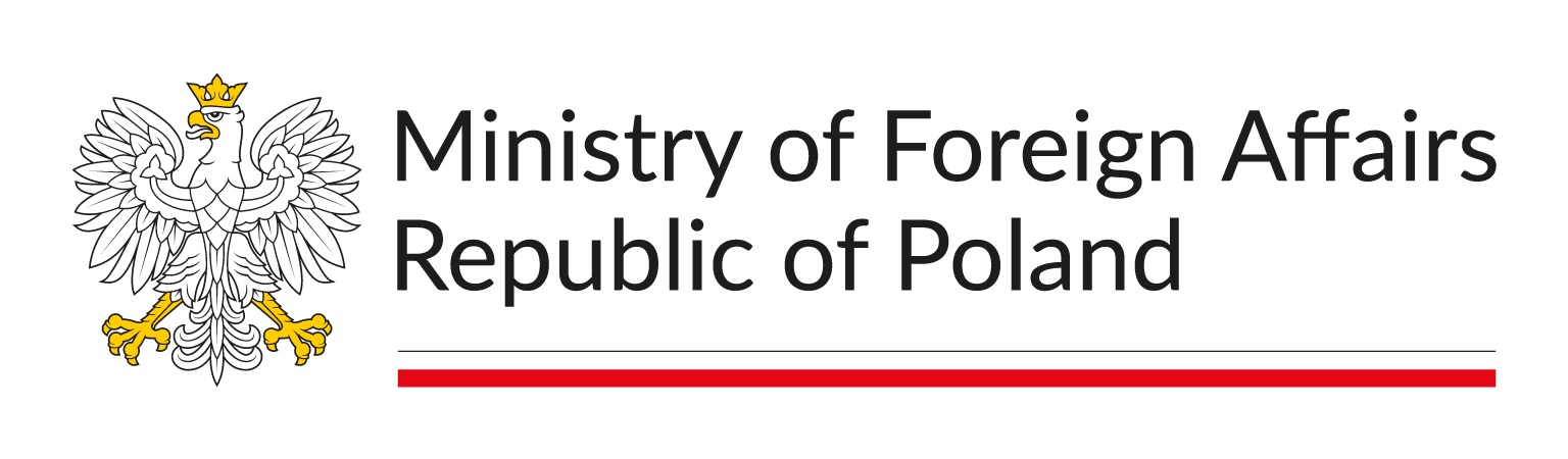 Logo of Ministry of Foreign Affairs Republic of Poland.