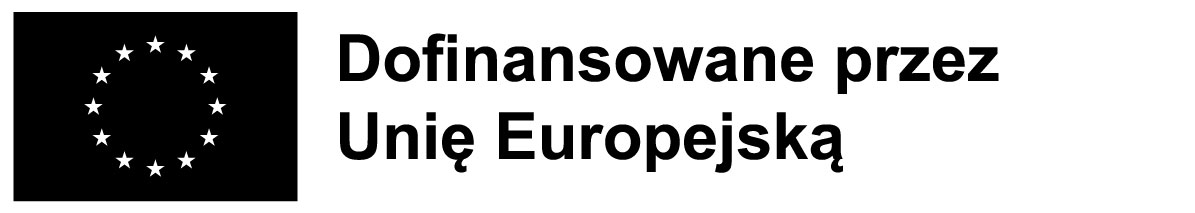 Logo UE i napis dofinansowane przez Unię Europejską.