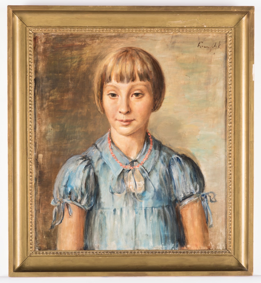 Obraz portret Joanny Kramsztykówny, malarz Roman Kramsztyk