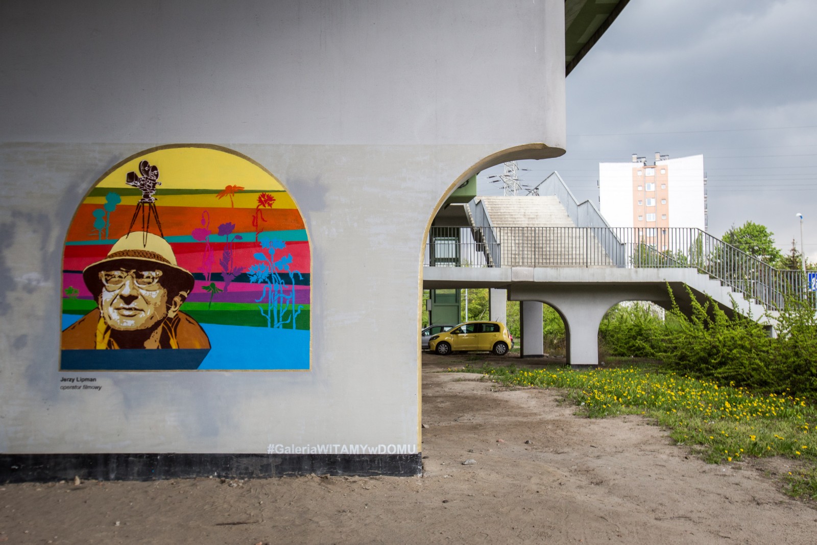 Witaj w domu, murale, Dworzec Gdański