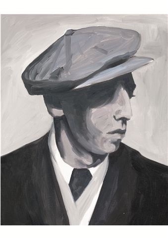 Obraz portret - młodego mężczyzny w czapce Vanriet Mojsesz