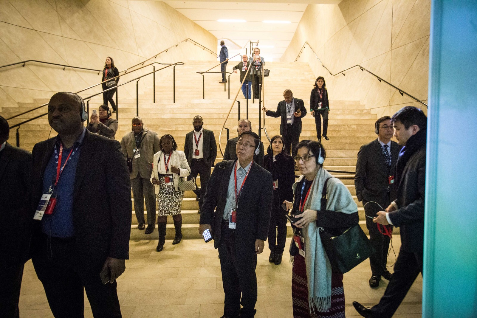 Delegacja Ambasadorów stałych przy ONZ w Muzeum POLIN