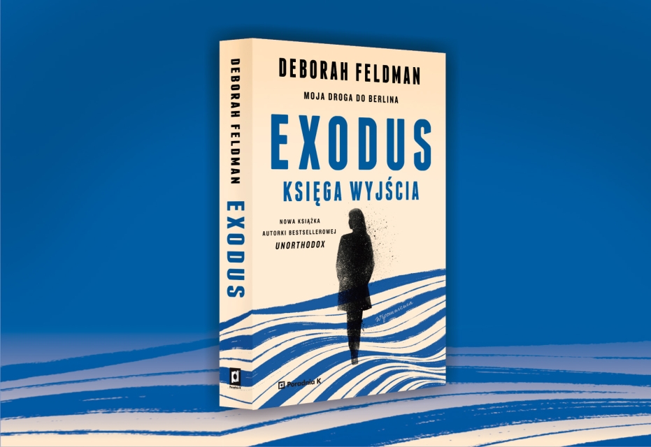 Na obrazie widzimy okładkę książki "Exodus" Deborah Feldman.
