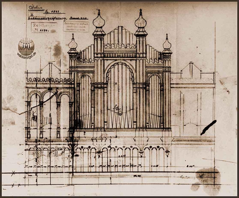 szkic organów