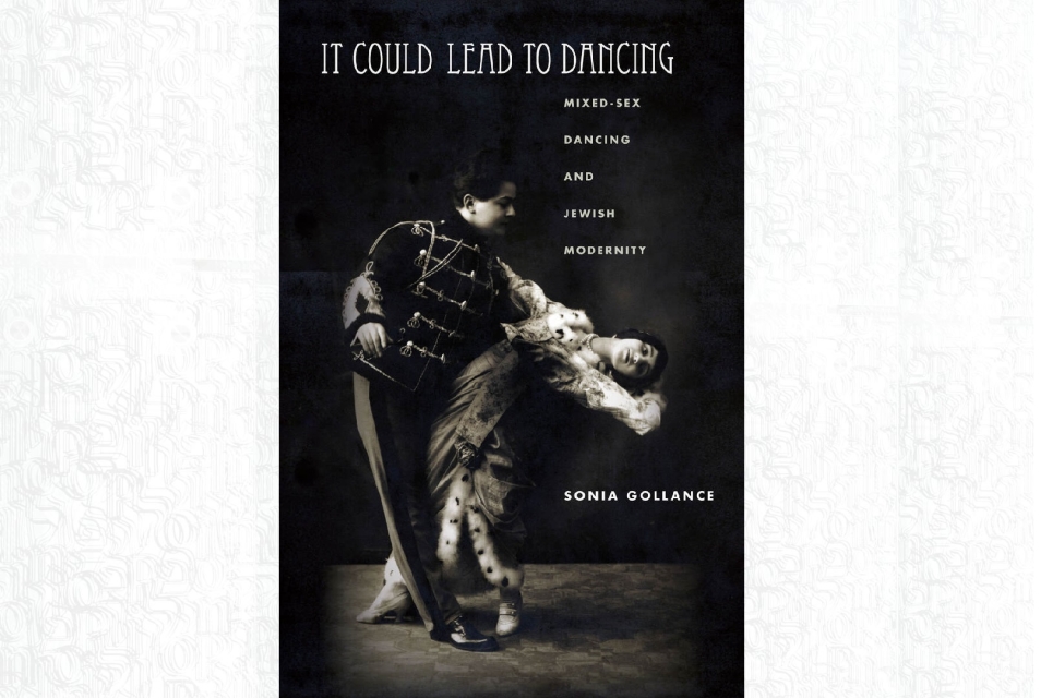 Okładka książki "It could lead to dancing" Soni Gollance. Na niej tańcząca para.