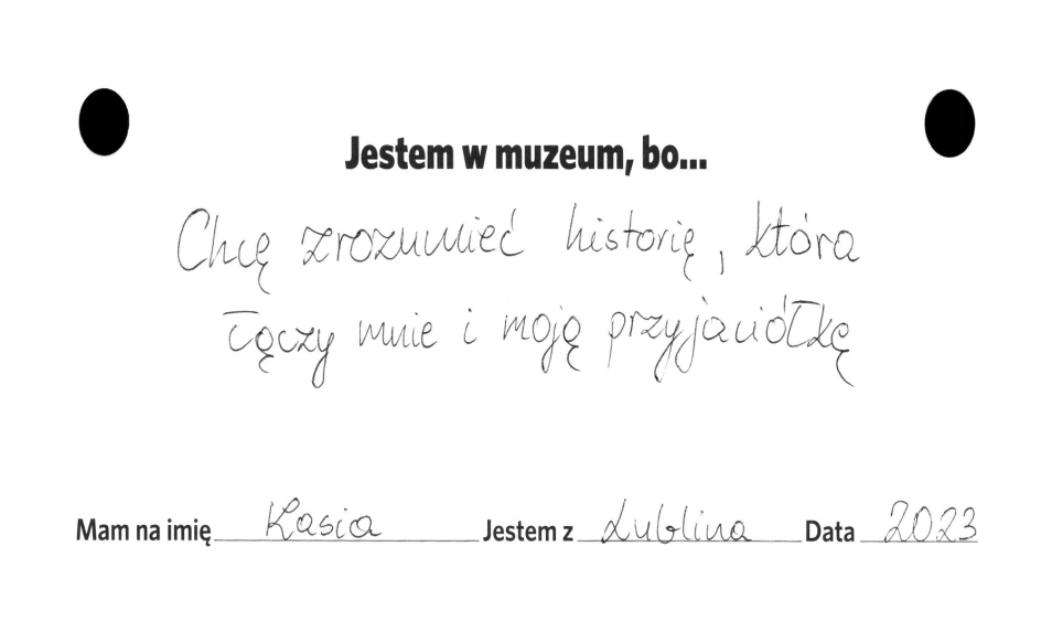 Opinia o wystawie stałej Muzeum POLIN w języku polskim