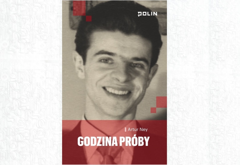 Uśmiechnięty od ucha do ucha chłopak na okładce książki Artura Neya "Godzina próby".