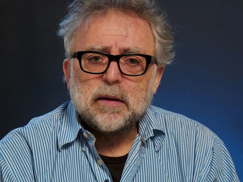 Jerry Bergman starszy pan podczas wywiadu