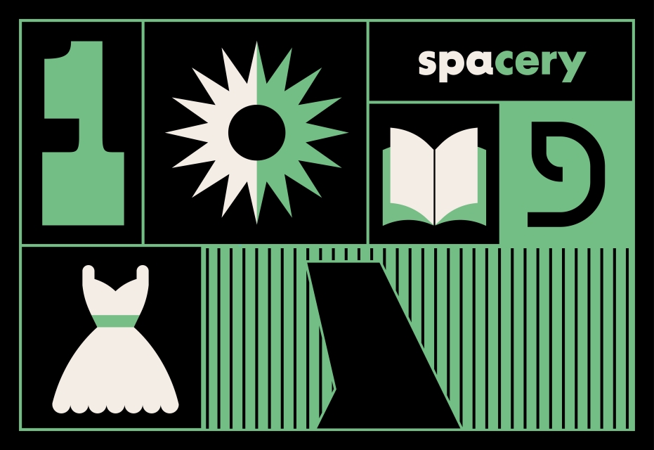 Grafika ilustracyjna spacery