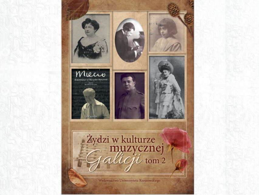Okładka książki "Żydzi w kulturze muzycznej Galicji", t. 2.