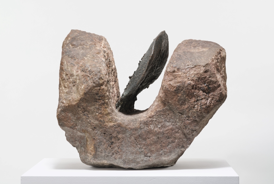 "The Vowel" sculpture by Alina Szapocznikow