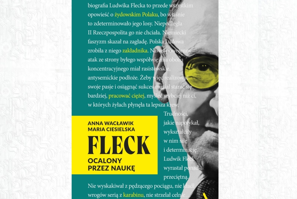 Okładka książki "Fleck. Ocalony przez naukę".