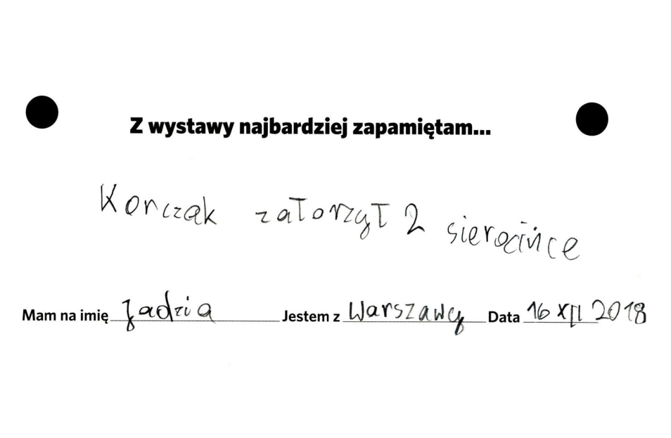 opinia o wystawie "W Polsce króla Maciusia"