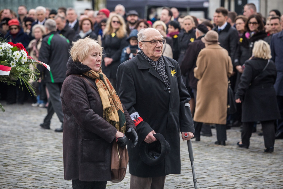 74. rocznica powstania w getcie warszawskim (19.04.2017)