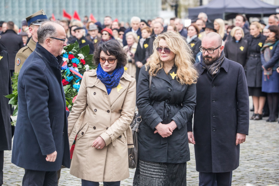 74. rocznica powstania w getcie warszawskim (19.04.2017)