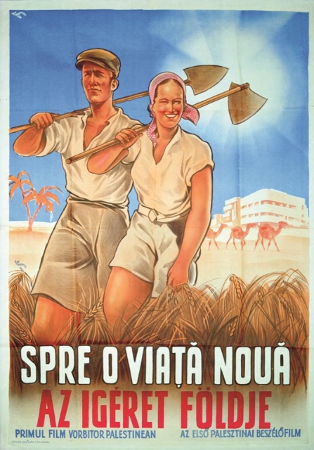 Plakat propagandowy z Izraela