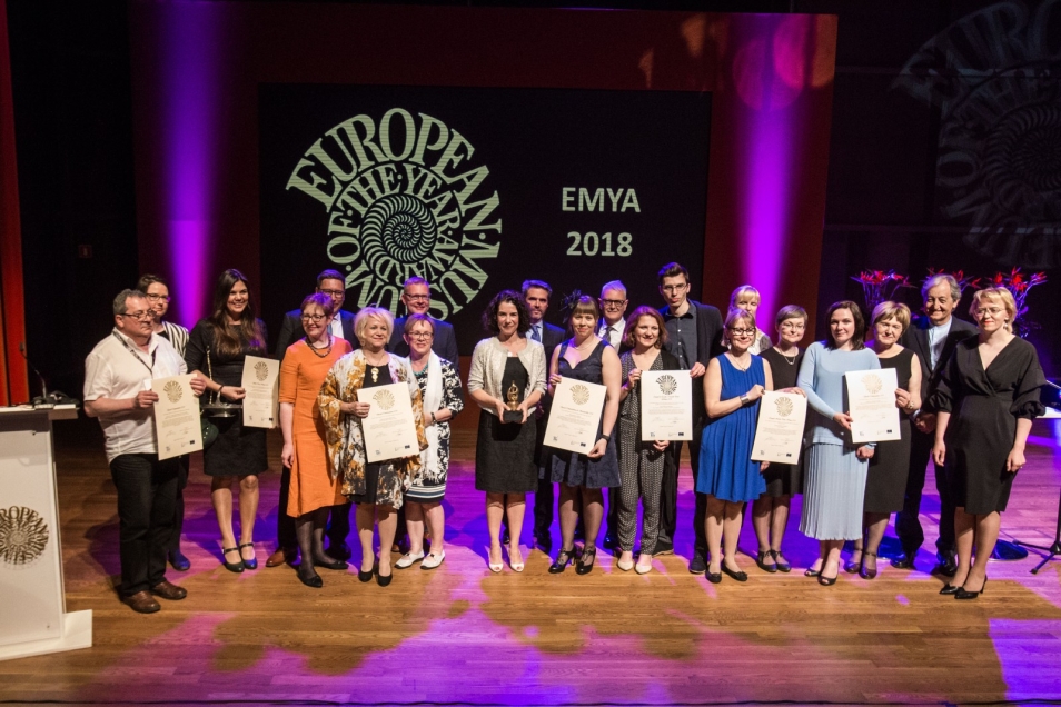 EMYA 2018, gala, wręczenie nagród