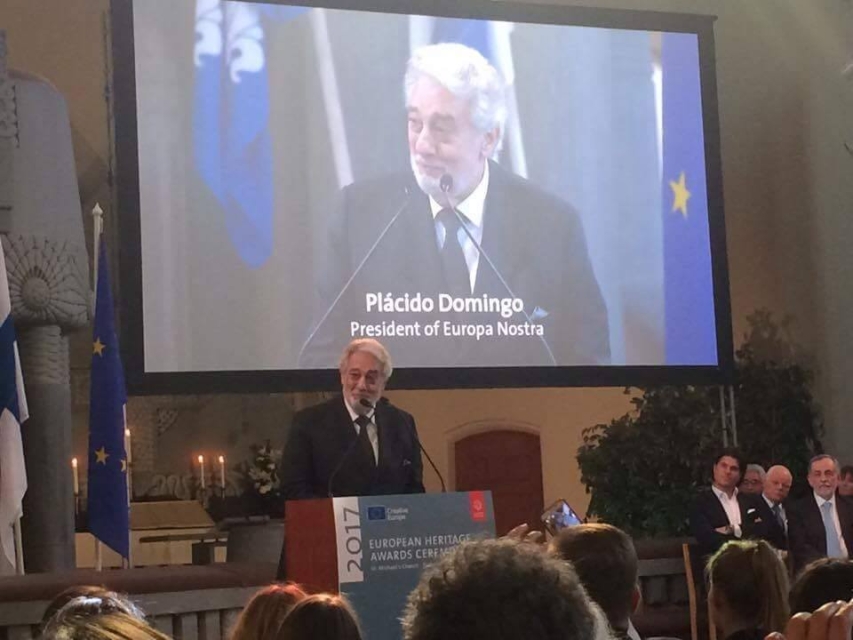 Placido Domingo, Prezes Europa Nostra