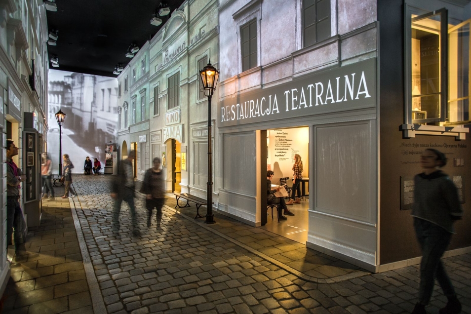Galeria "Na żydowskiej ulicy" w Muzeum POLIN