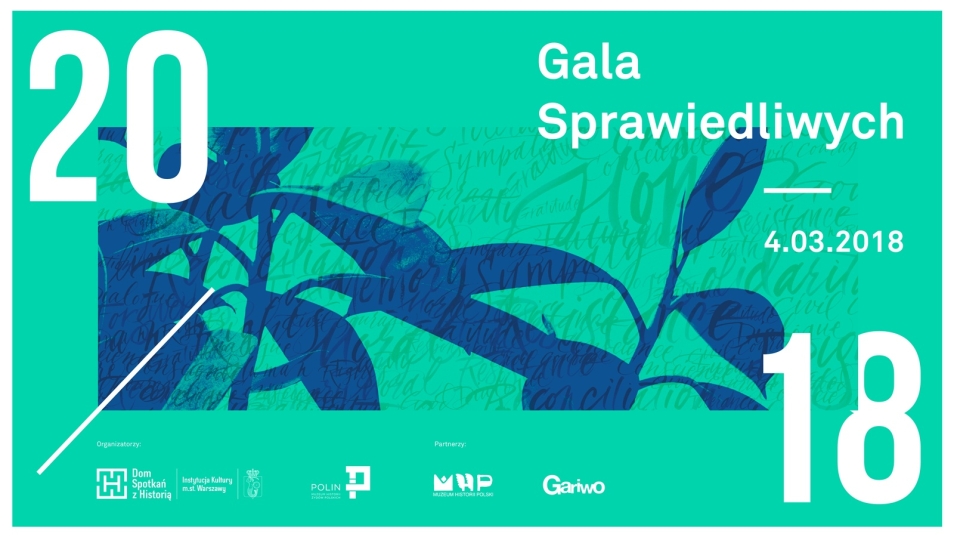 Grafika promocyjna Gala Sprawiedliwi 2018