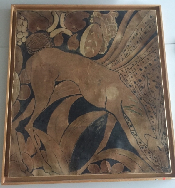 Marek Szwarc, Łania, akwarela, fot. Muzeum POLIN