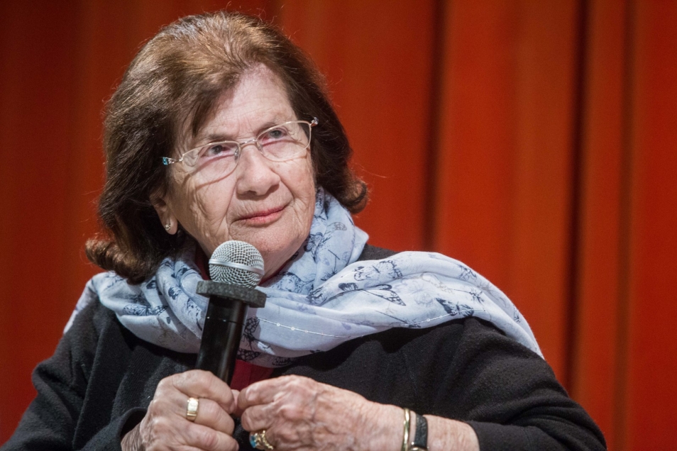 świadkowie historii, spotkania, edukacja, Halina Birenbaum