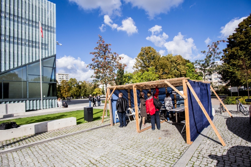 spacer, dla dzieci, rodziny z dziećmi, spacer świąteczny, Sukkot, Muzeum POLIN