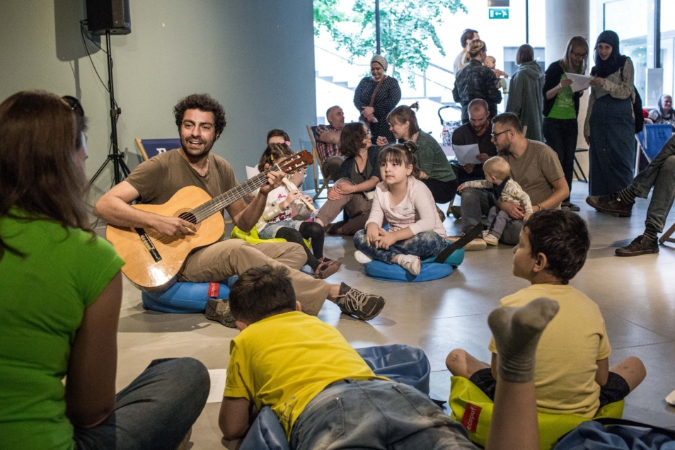 Feraz Daboul, Światowy Dzień Uchodźcy, Muzeum POLIN, wywiad