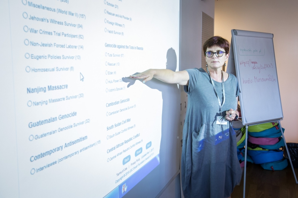 Nauczanie z użyciem relacji w XXI wieku, kurs dla nauczycieli i edukatorów, Muzeum POLIN, relacja