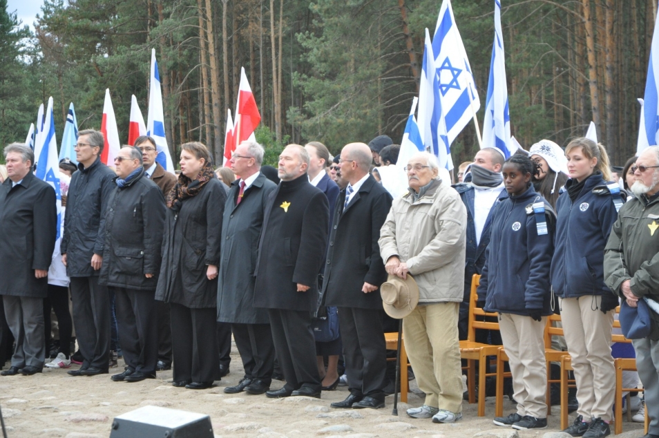 Delegacja izraelska w Treblince