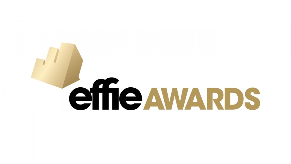 Effie Awards 2019, grafika: logotyp nagrody w kolorach czarnym i złotym