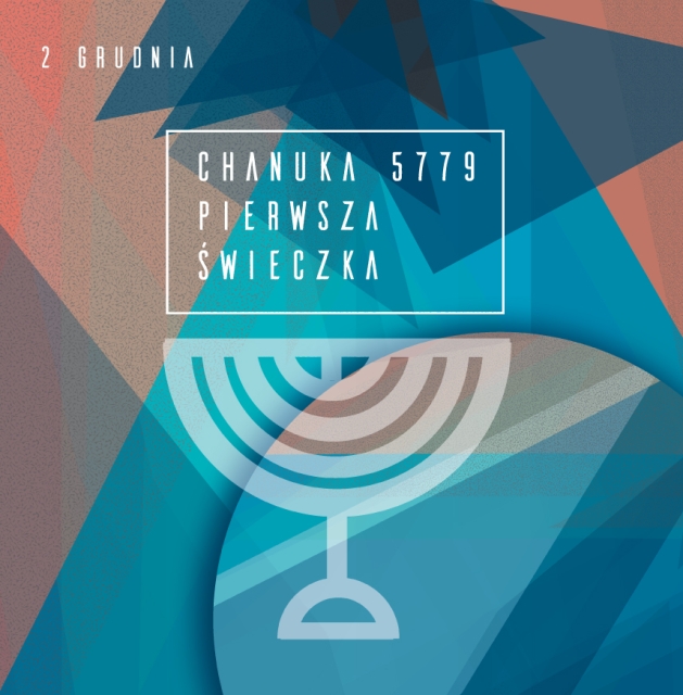 Zapalenie pierwszej świeczki chanukowej