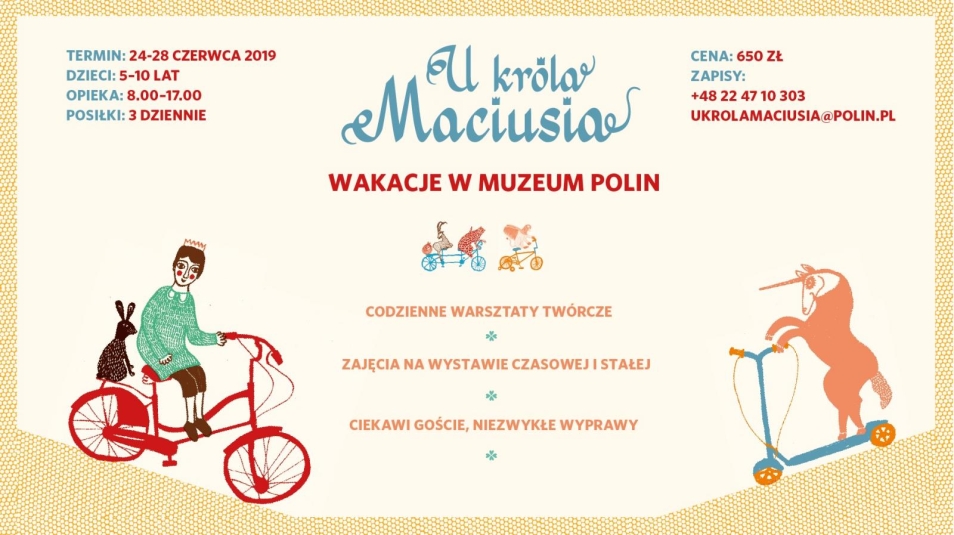 Półkolonie letnie w Muzeum POLIN - 2019