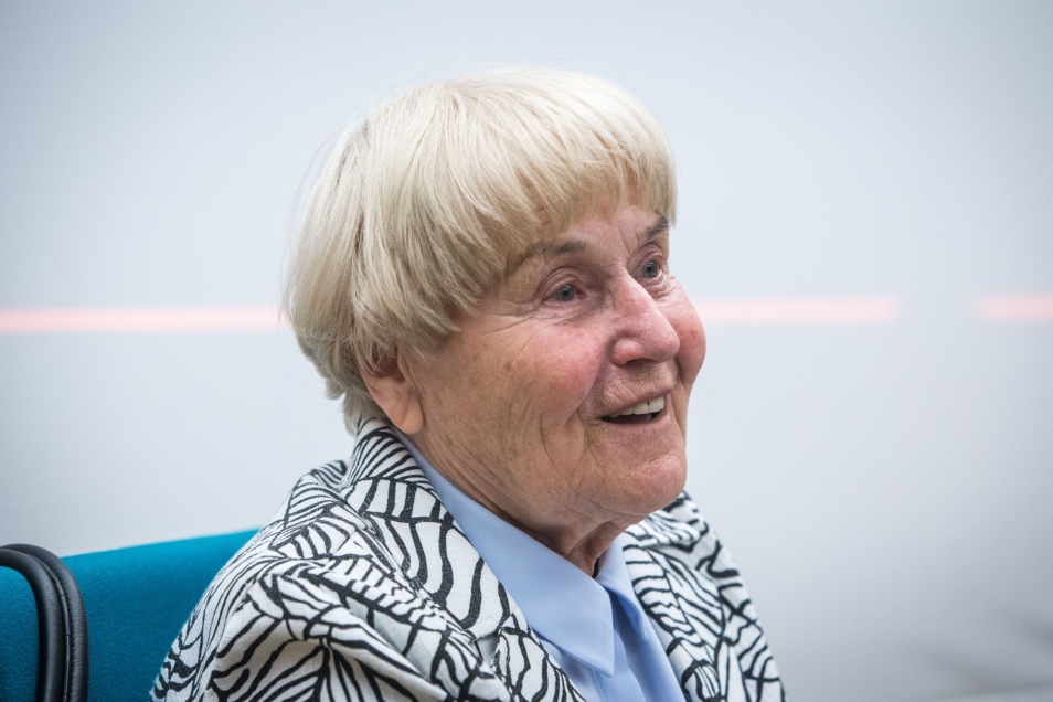 Irena Senderska-Rzońca, spotkania ze świadkami historii, Muzeum POLIN