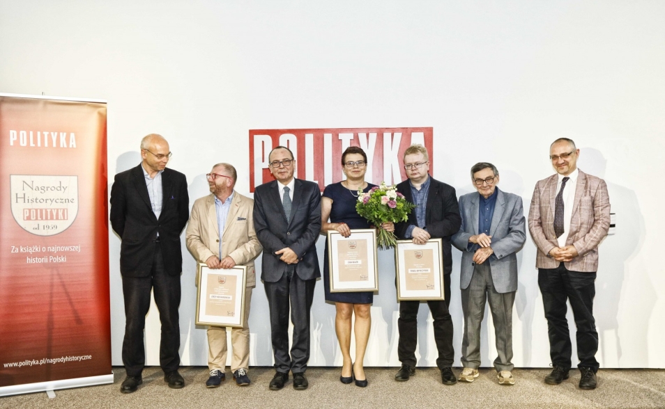 Nagrody Historyczne Polityki - na zdjęciu laureaci.