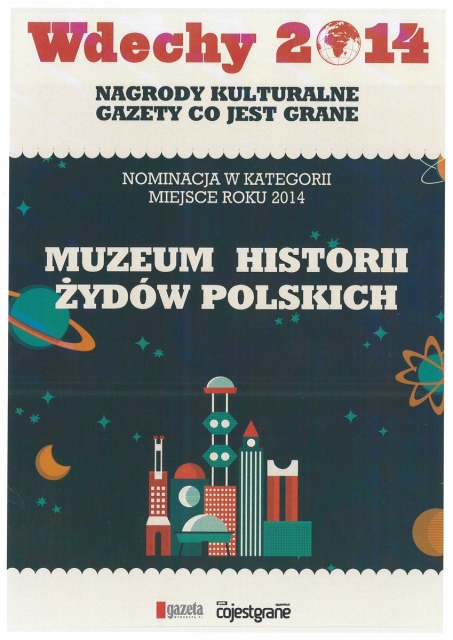 Plakat nagród kulturalnych Wdechy 2014