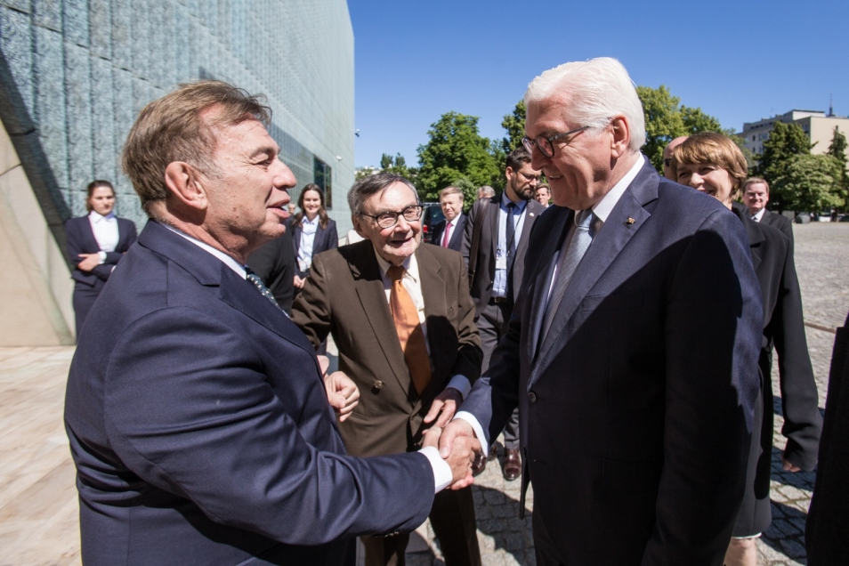 wizyta prezydenta Niemiec, Muzeum POLIN, czerwiec, 2018