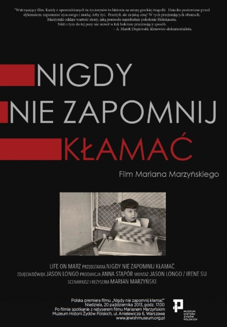 Okładka książki "Nigdy nie zapomnij kłamać"