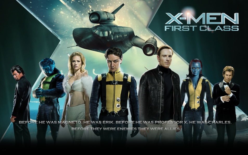 Plakat filmu X-men. First class.