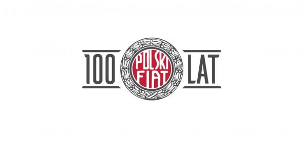 Logo "100 lat Fiat Polska"