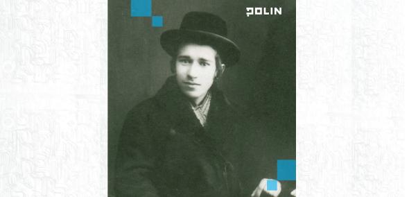 Okładka książki "Z doliny łez", a na niej jej bohater - Pinchas Hirschprung w kapeluszu.
