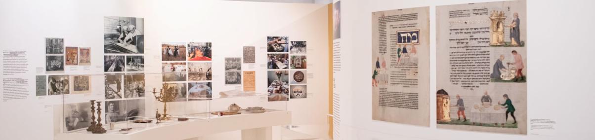 Przestrzeń wystawy czasowej "Od kuchni" w Muzeum POLIN.
