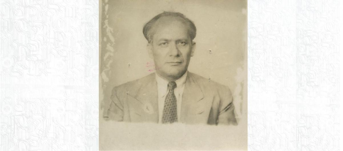 Rafał Lemkin. Stara fotografia przedstawia mężczyznę w garniturze.